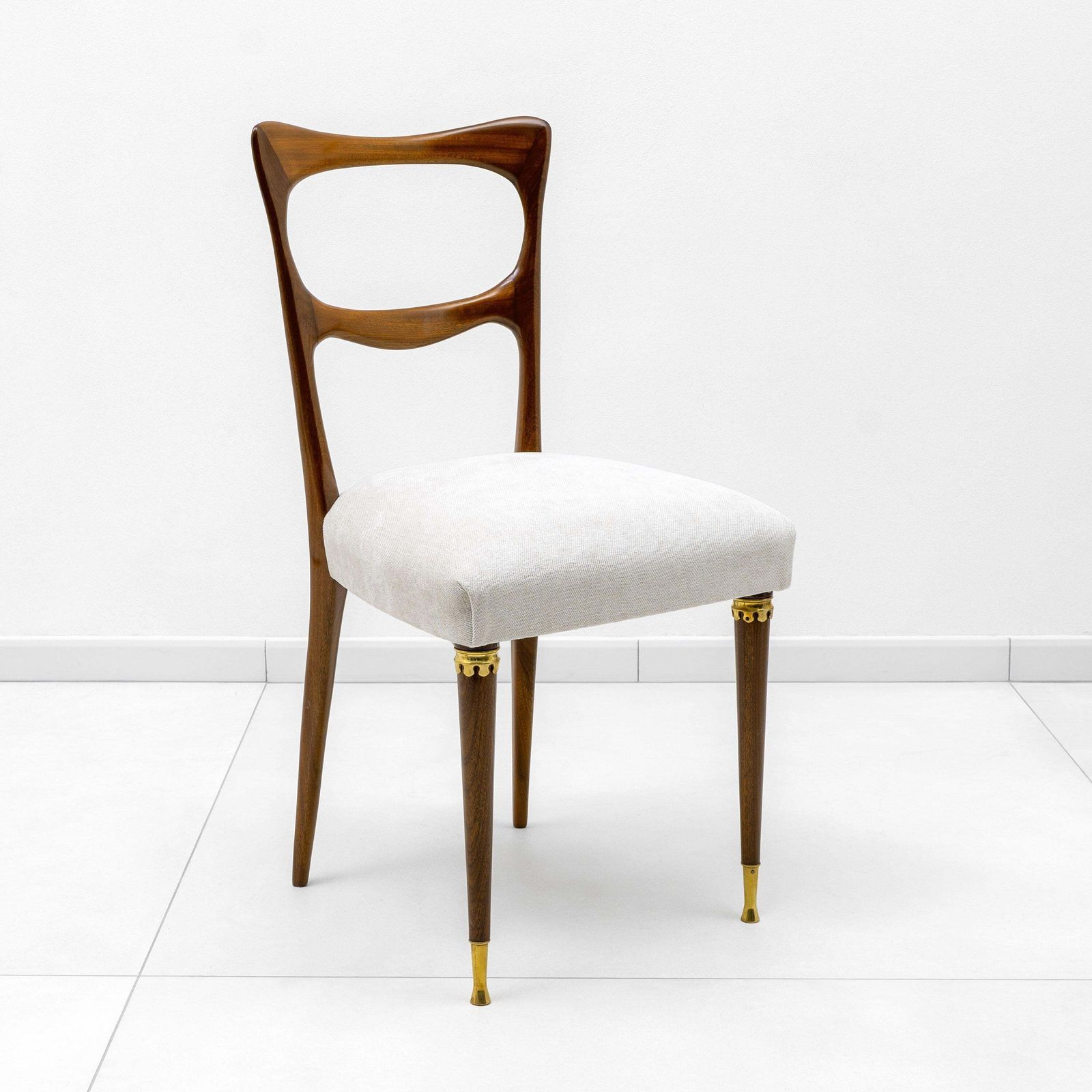 Attributed To Paolo Buffa Mid Century Modern Dinning Chairs 1950s Set Of Four photo Furniture