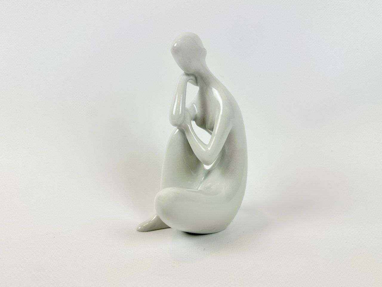 Czechoslovakian Porcelain Figurine By Jitka Forejtova For Royal Dux Bohemia, 1960s photo furniture