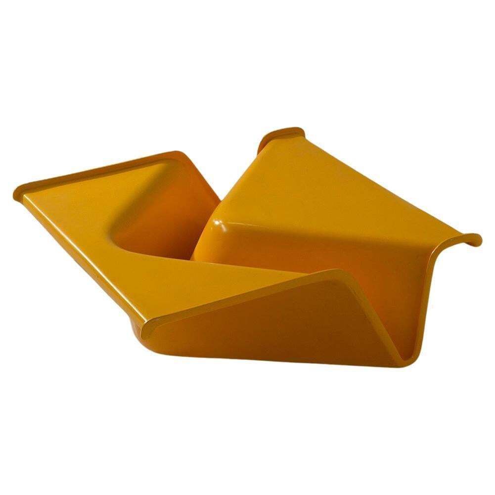 Cesare Leonardi And Franca Stagi Yellow Coffee Table Kappa