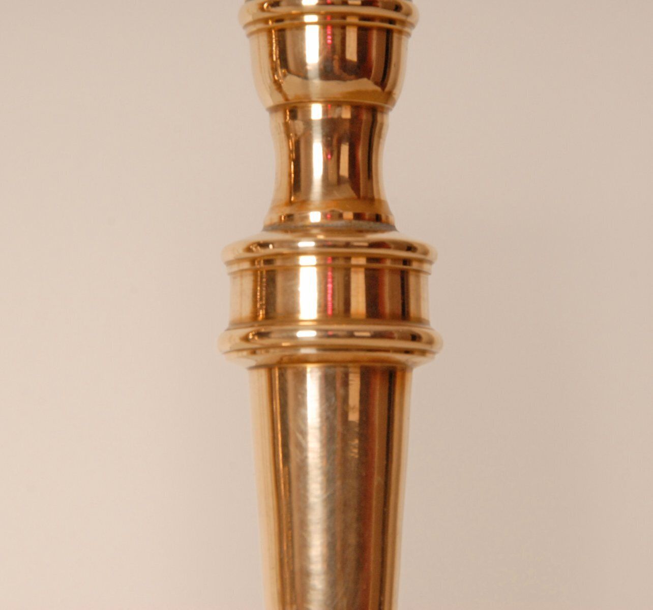 Antique English Candlesticks In Bronze, 1700s, Set Of 2 photo furniture