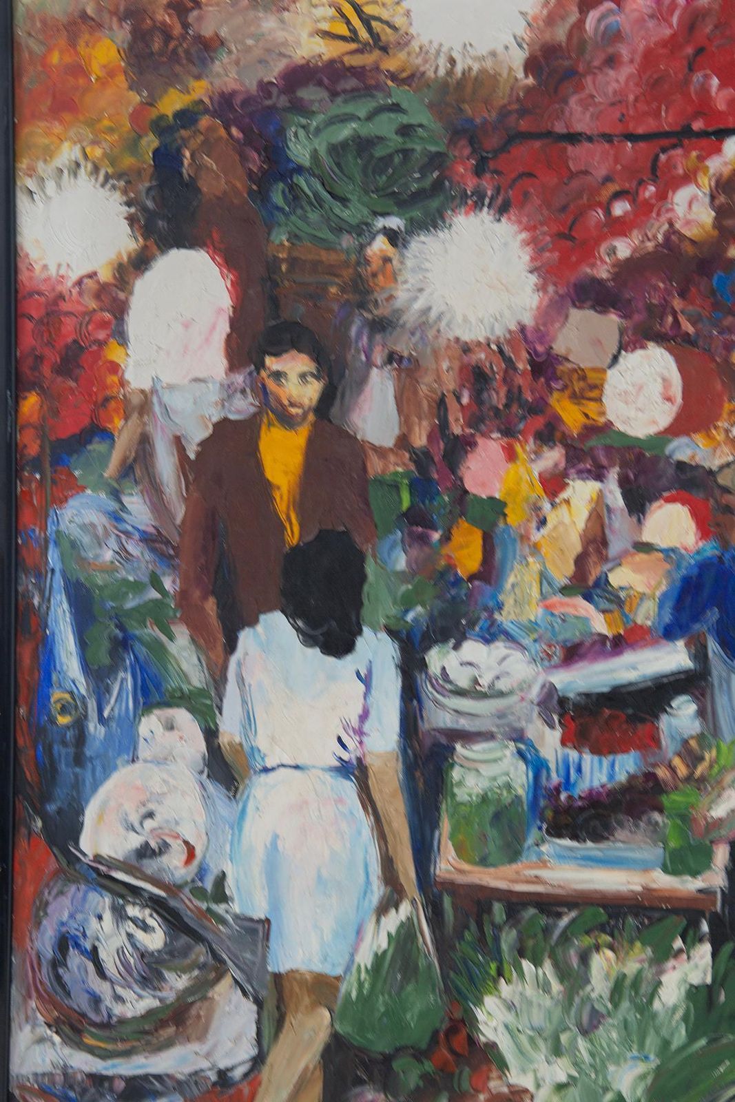 "La Vucciria" Italian Oil Painting On Canvas By Mario Berrino photo vinterior