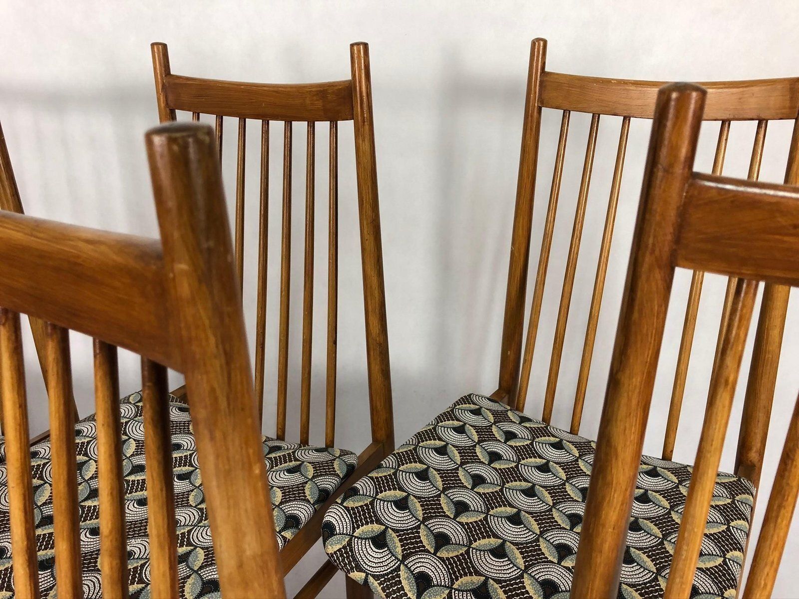 High Back Dining Chairs By Ernst Martin Dettinger, 1960s, Set Of 6 photo 781.0