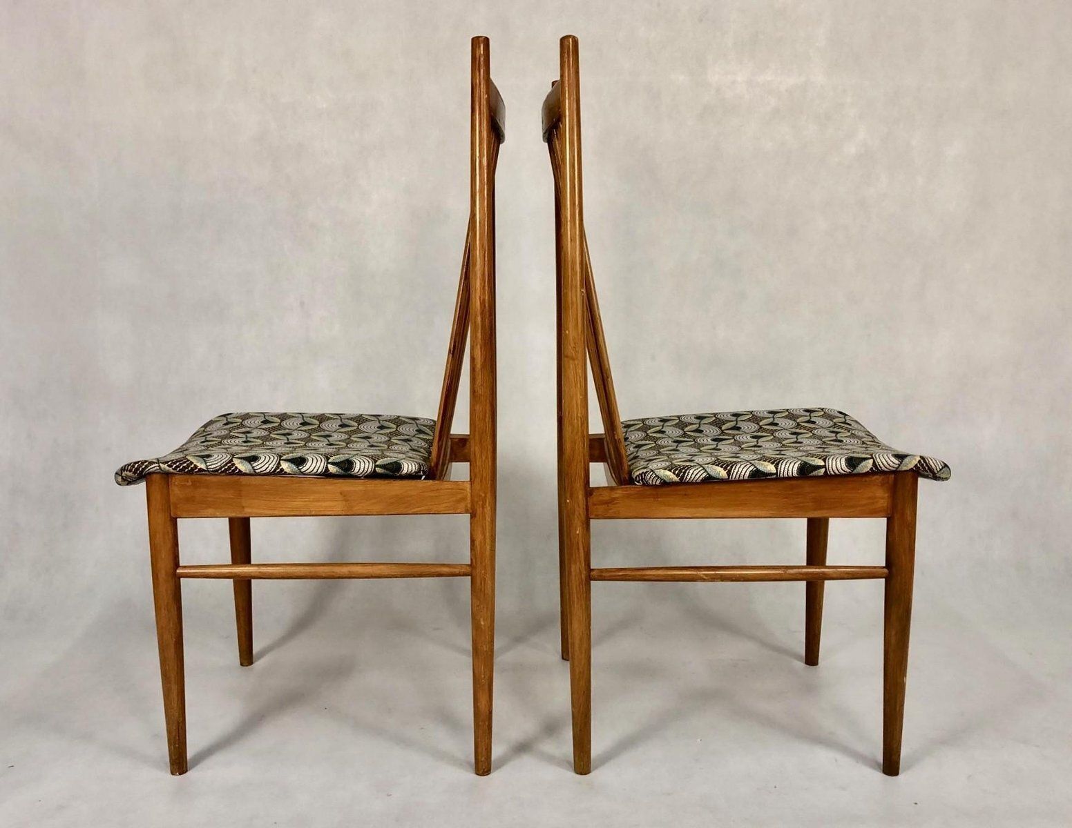 High Back Dining Chairs By Ernst Martin Dettinger, 1960s, Set Of 6 photo vintage