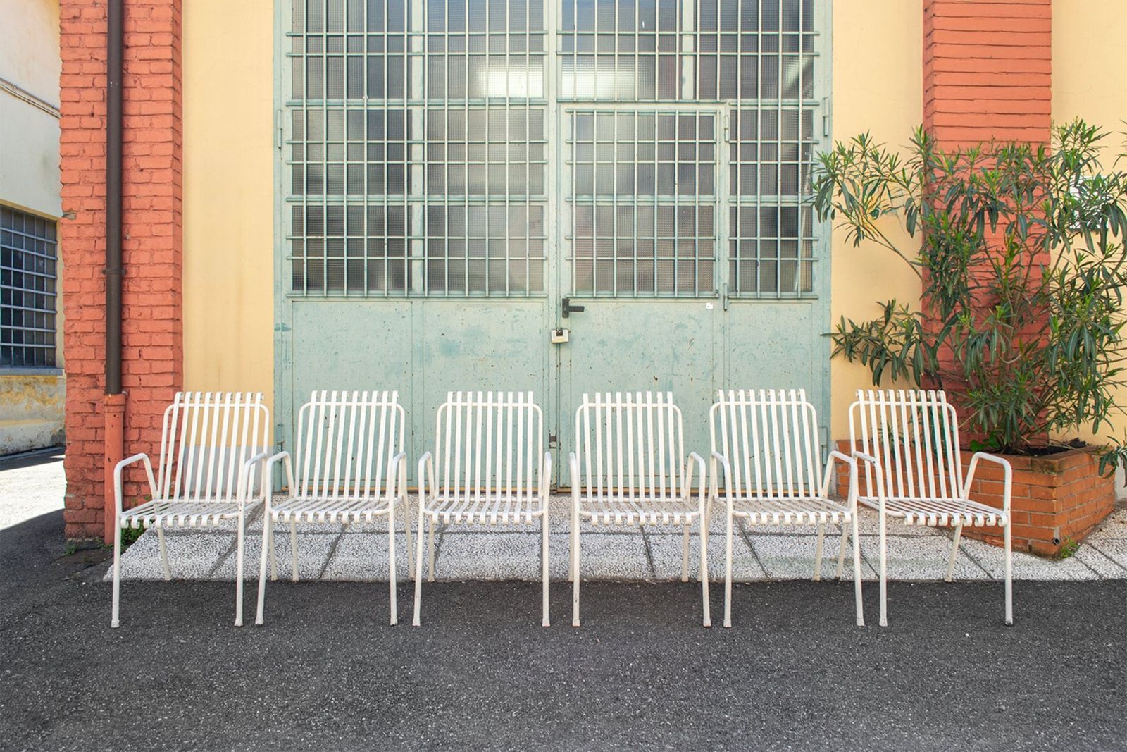 Mid Century Modern Italiaanse Tuinstoel, Ca. Jaren 1950