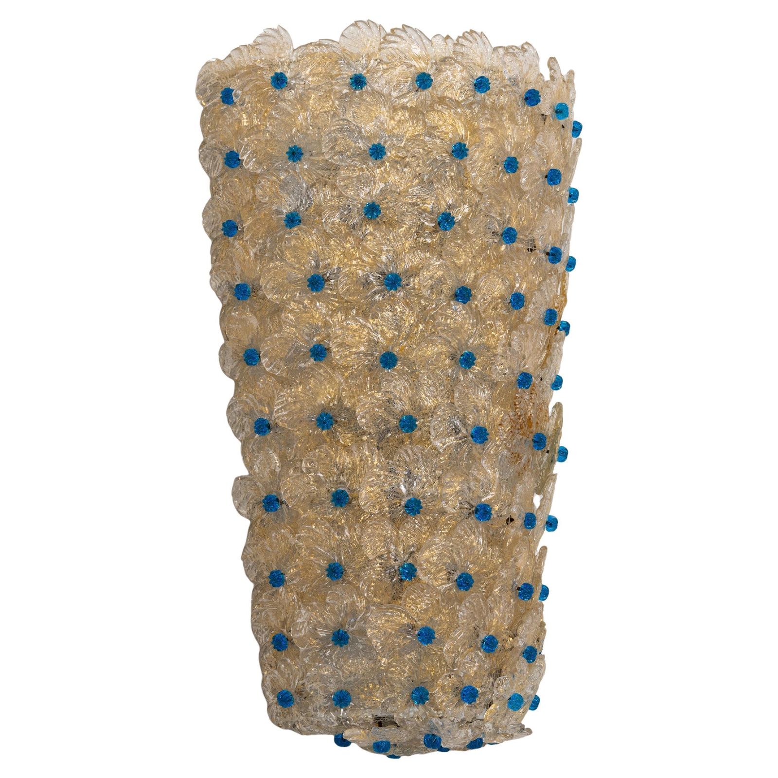 Large Murano Glass Wall Sconce By Barovier & Toso, Italy, 1970s