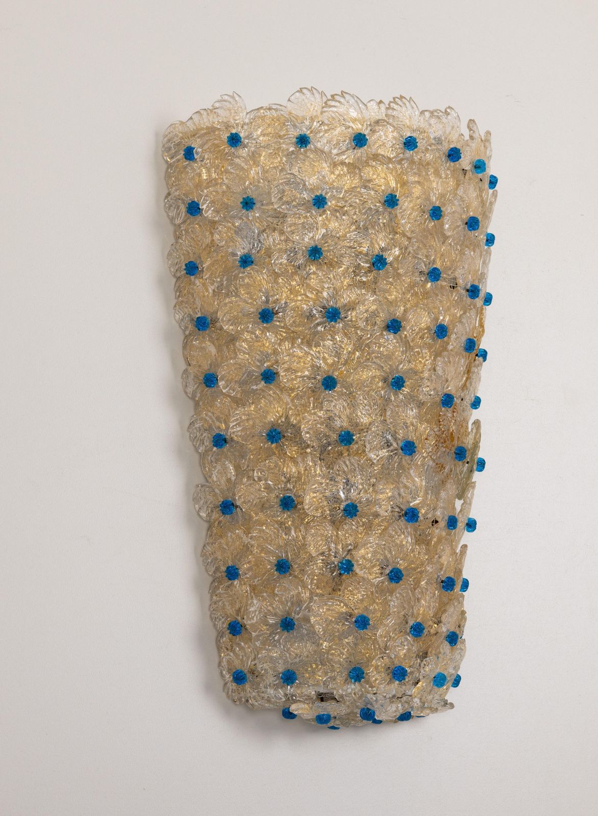 Large Murano Glass Wall Sconce By Barovier & Toso, Italy, 1970s photo 1237.0