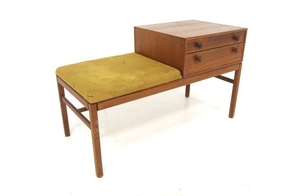 Swedish Casino Telephone Bench By Sven Engström & Gunnar Myrstrand For Tingströms, 1960s