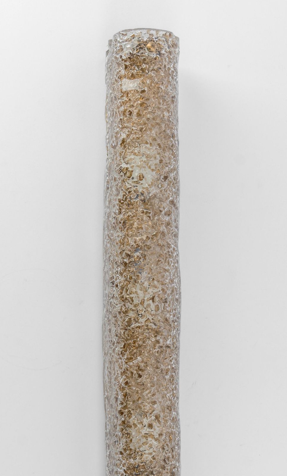 1 Of 2 Dark Toned Murano Glass Wall Sconce By Hillebrand, Germany, 1970s photo Lighting