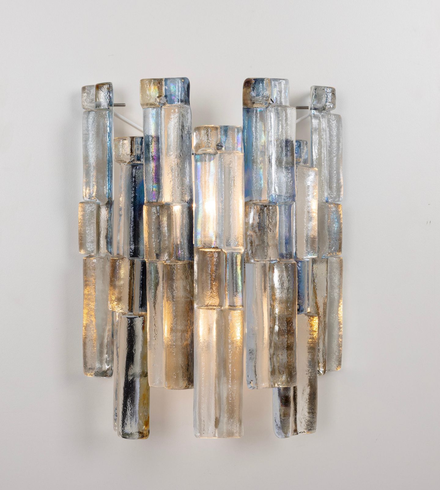 photo vintage 1 Of 2 Pairs Of Stunning Large Kalmar Sconces Wall Lights, Austria, 1960s