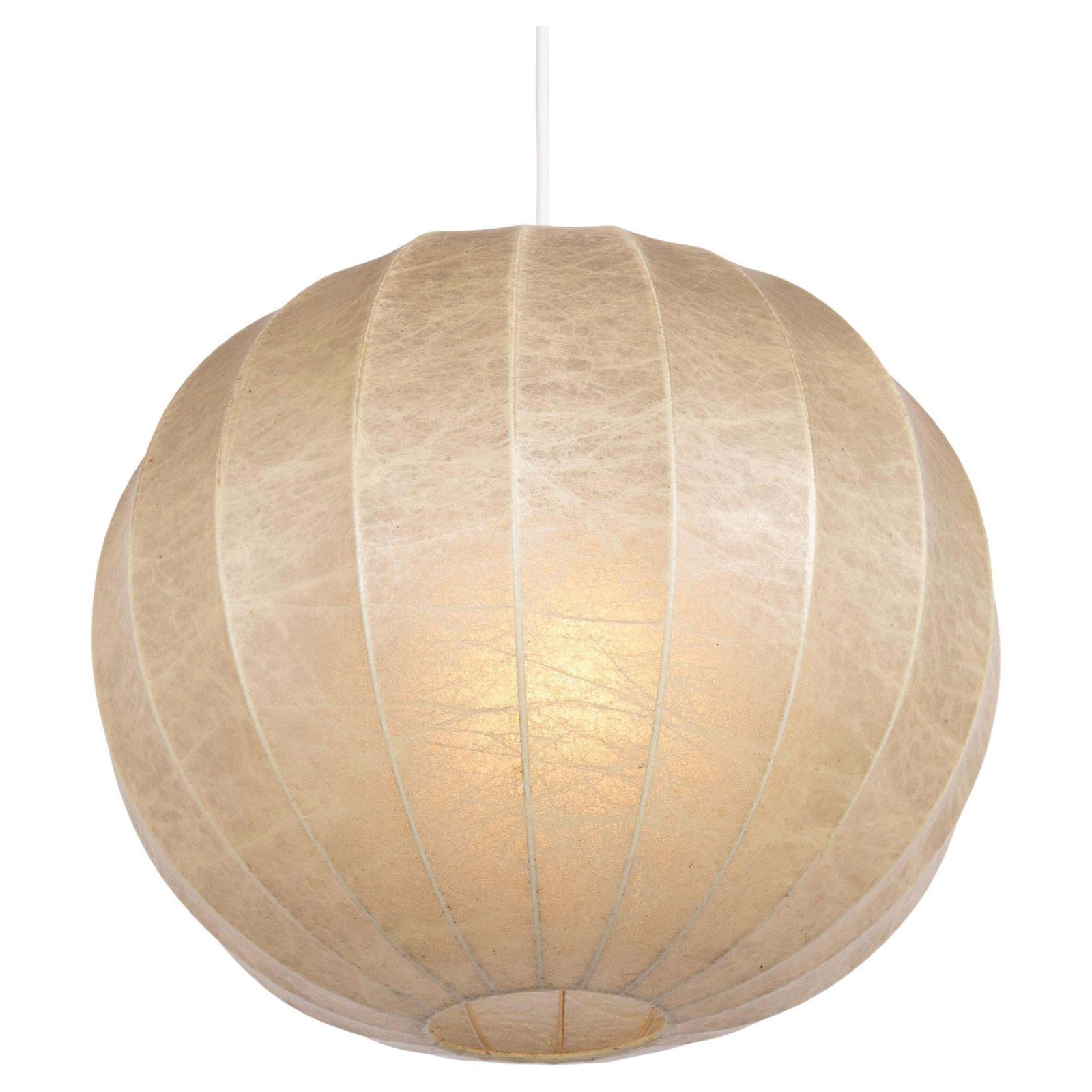 Mid Century German Cocoon Pendant Lamp From Goldkant Leuchten, 1960s