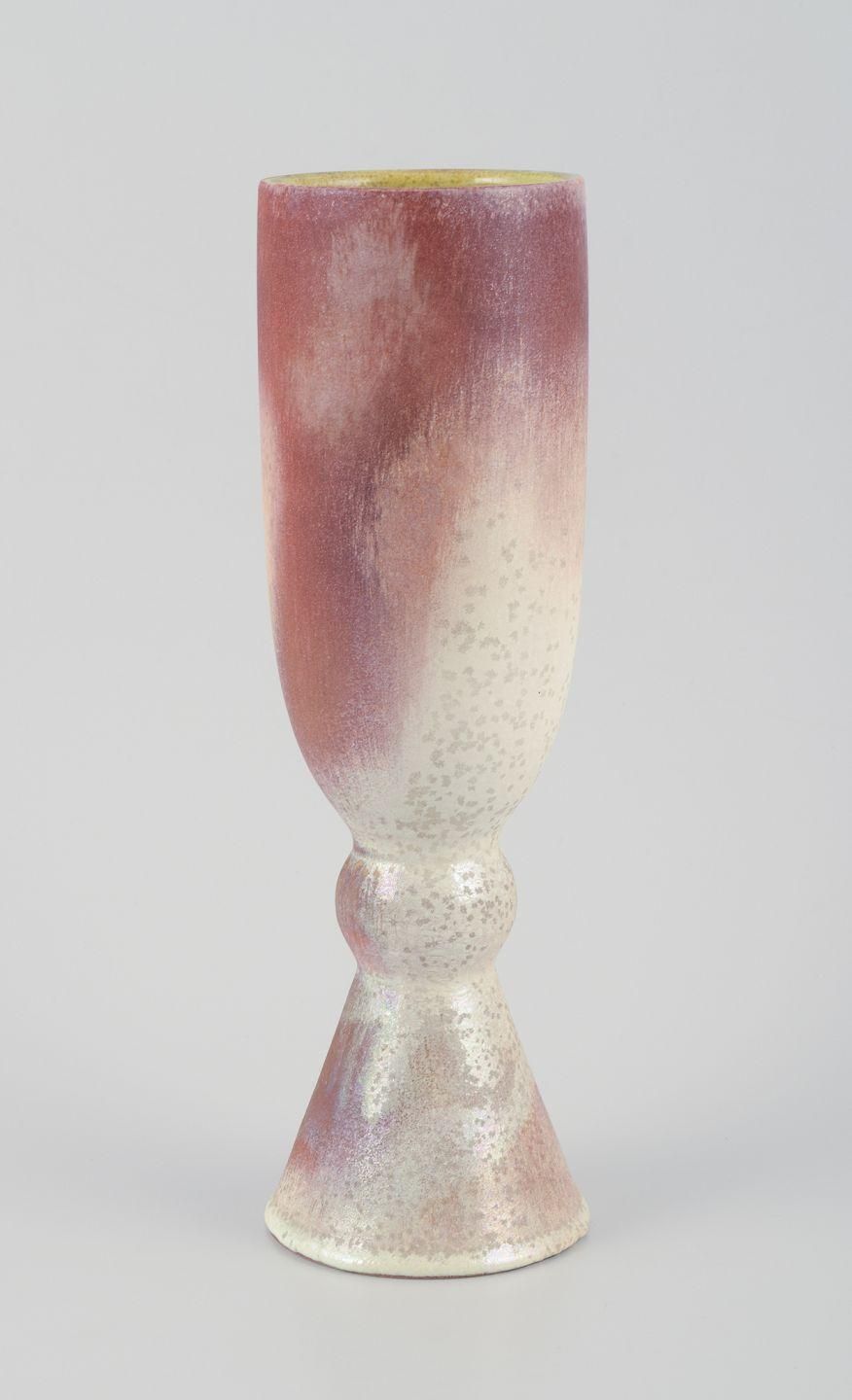 Suzanne Ramié For Madoura, France. Ceramic Vase In Goblet Shape. photo furniture