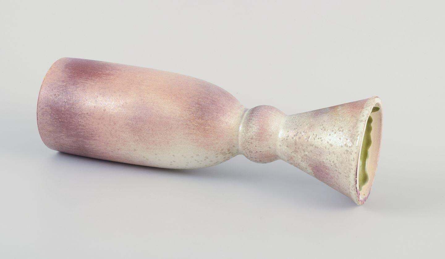 Suzanne Ramié For Madoura, France. Ceramic Vase In Goblet Shape. photo 1075.0