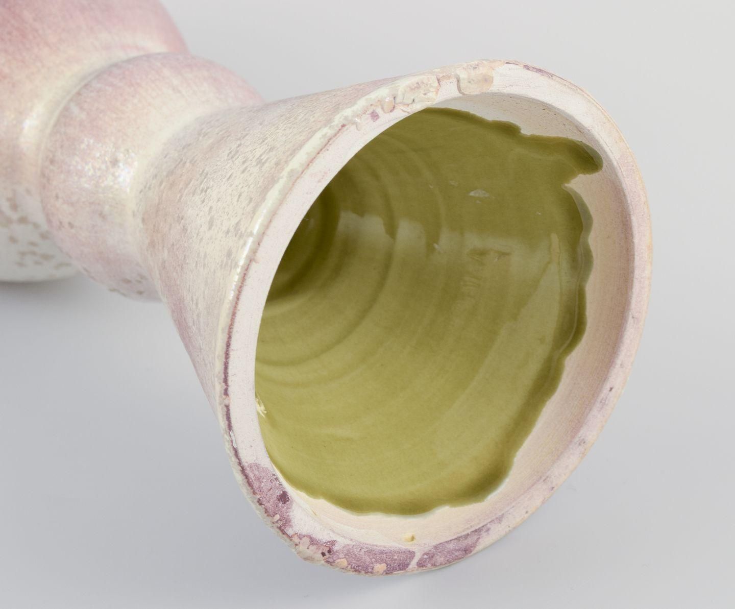 Suzanne Ramié For Madoura, France. Ceramic Vase In Goblet Shape. photo vinterior
