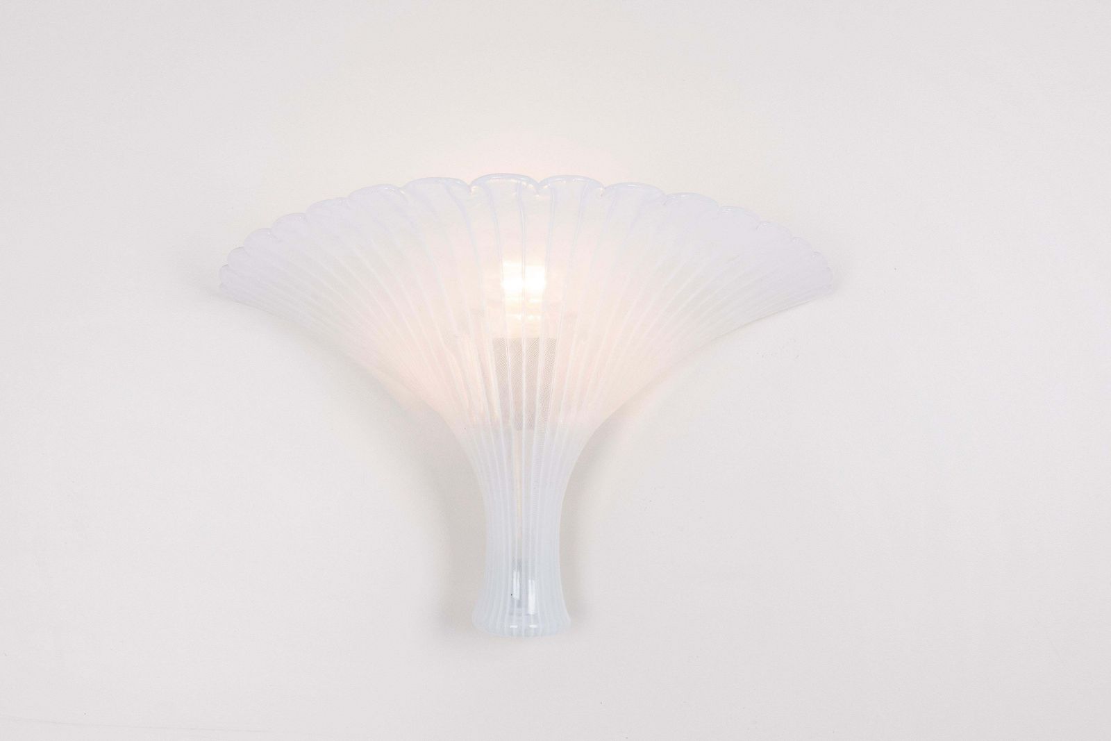 Large Murano Glass Wall Sconce By Barovier & Toso, Italy, 1970s photo vinterior
