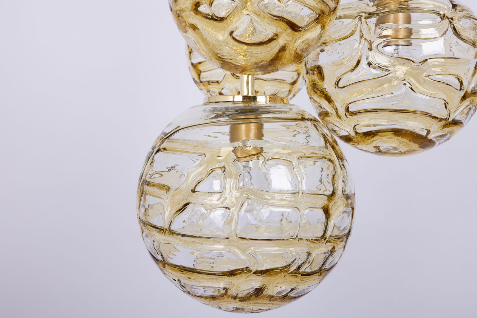 Large Designer Cascading Chandelier Murano Glass By Doria, Germany, 1970s photo vinterior