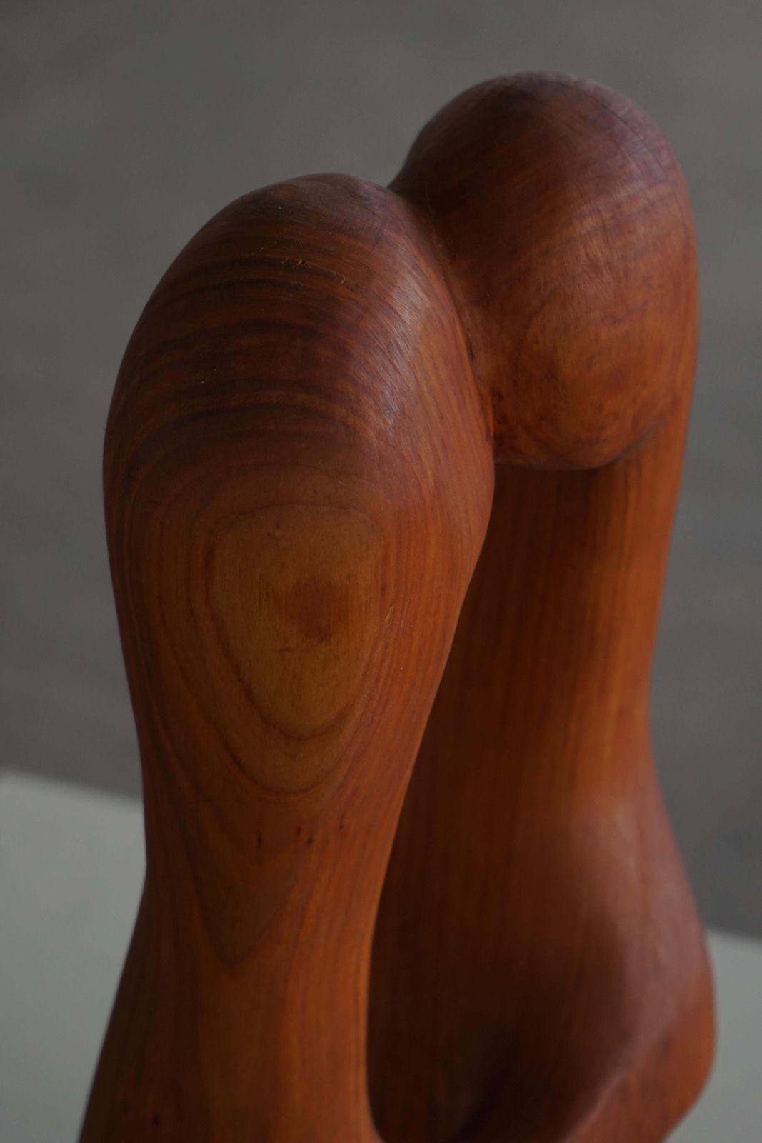 Decorative Wooden Sculpture "Love" By Ole Wettergren, Denmark, 2000s photo Art