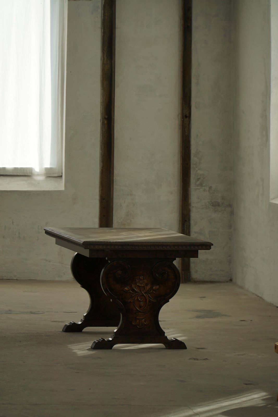 Axel Einar Hjorth, Dining Table In Birch, Swedish Grace, Bodafors, 1930s photo furniture