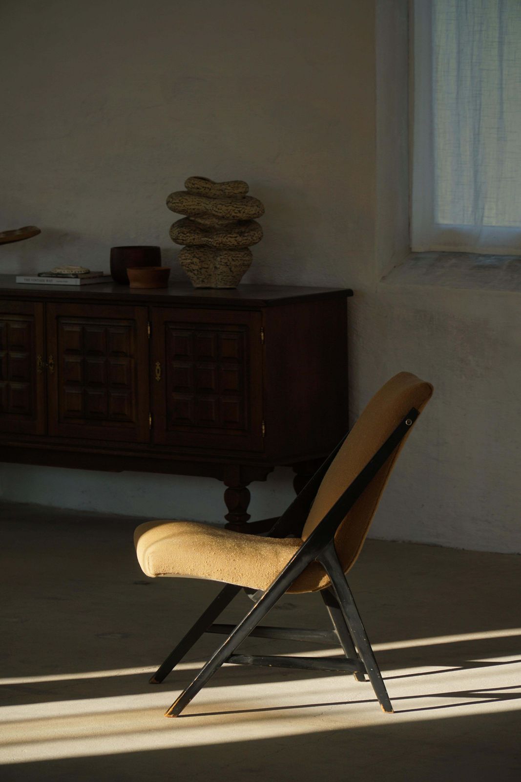 Pair Of Mid Century Armchairs In Bouclé, Swedish Mid Century Modern, 1960s photo vinterior