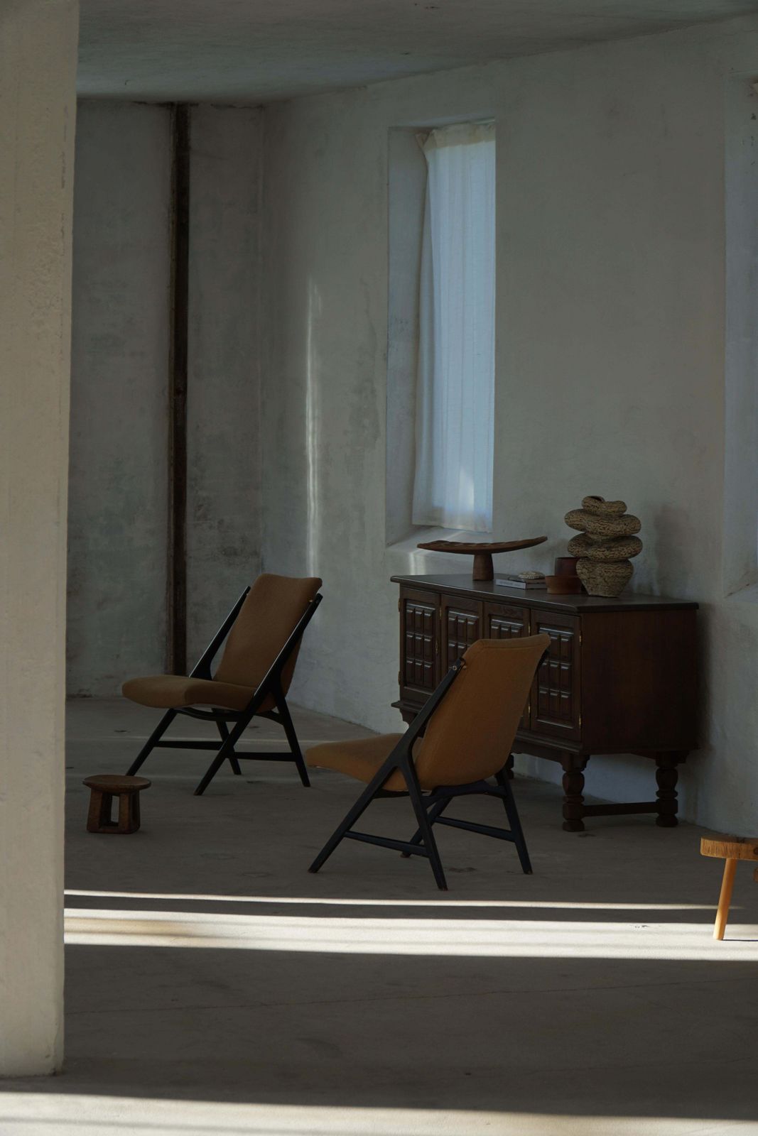 Pair Of Mid Century Armchairs In Bouclé, Swedish Mid Century Modern, 1960s photo vintage