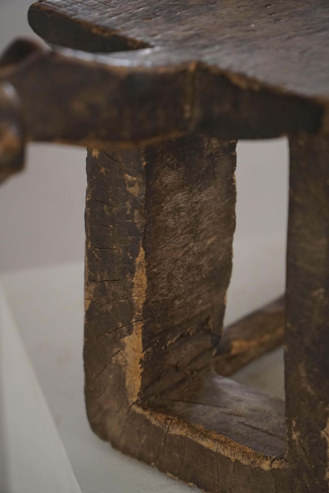 photo for sale Early 20th Century, Carved Wooden Lobi Stool, Burkina Faso, African
