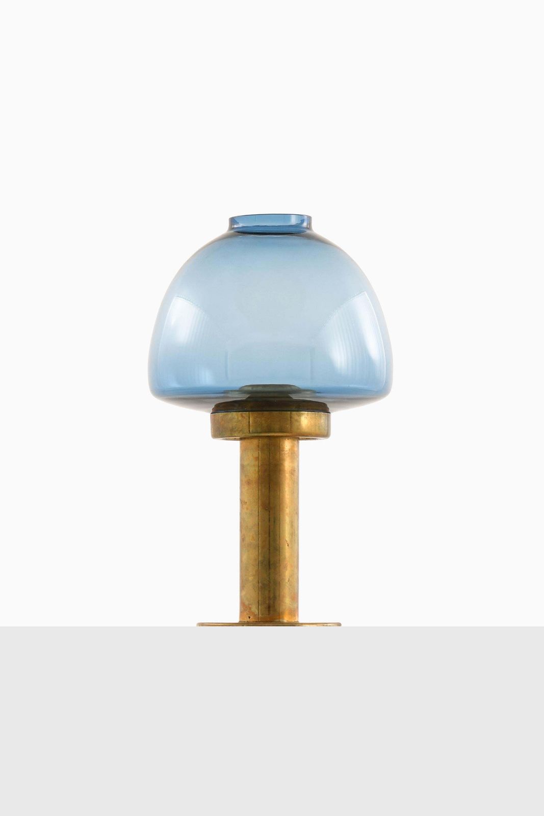 Candlestick In Soft Light Blue Hue By Hans Agne Jakobsson, 1950s photo Home Decor