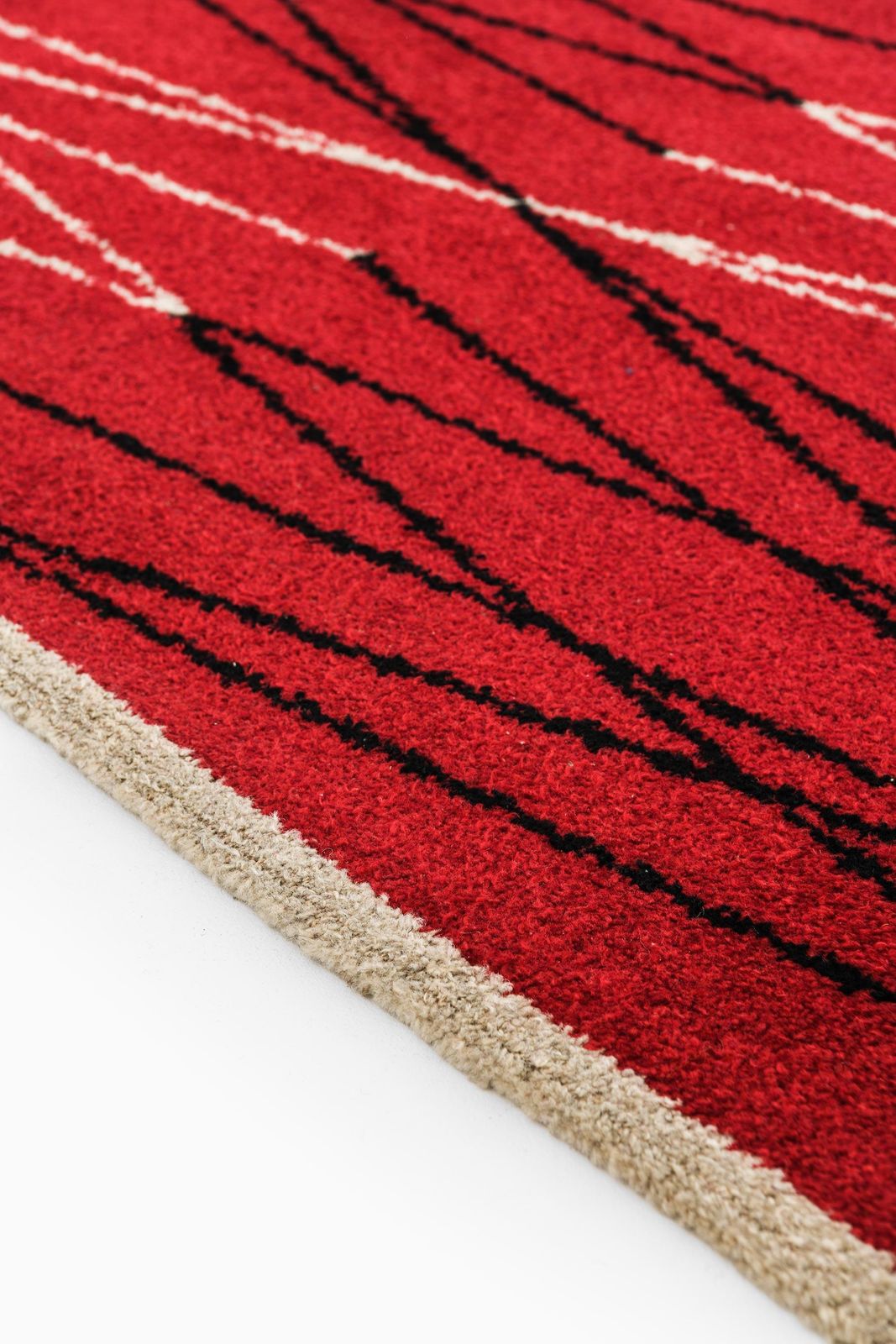 ‘Kungsmattan' Carpet By Aina Kånge, 1950s photo Textiles