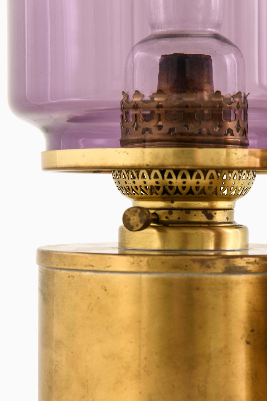 Rare Pair Of Kerosene/Oil Lamp Model L 47 By Hans Agne Jakobsson, 1950s photo for sale