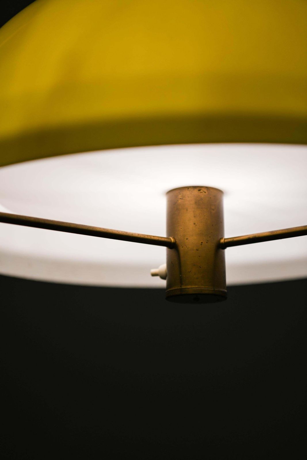 Rare Yellow Acrylic Ceiling Lamp By Anders Pehrson, 1960s photo 3403.0
