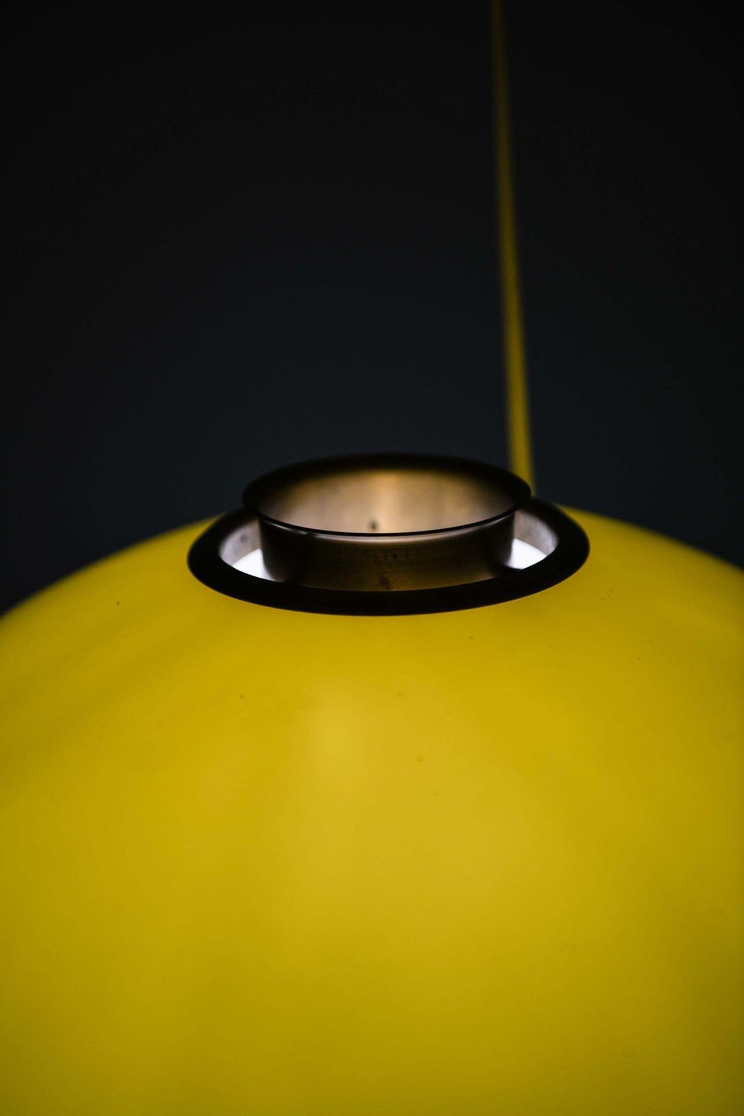 Rare Yellow Acrylic Ceiling Lamp By Anders Pehrson, 1960s photo buy