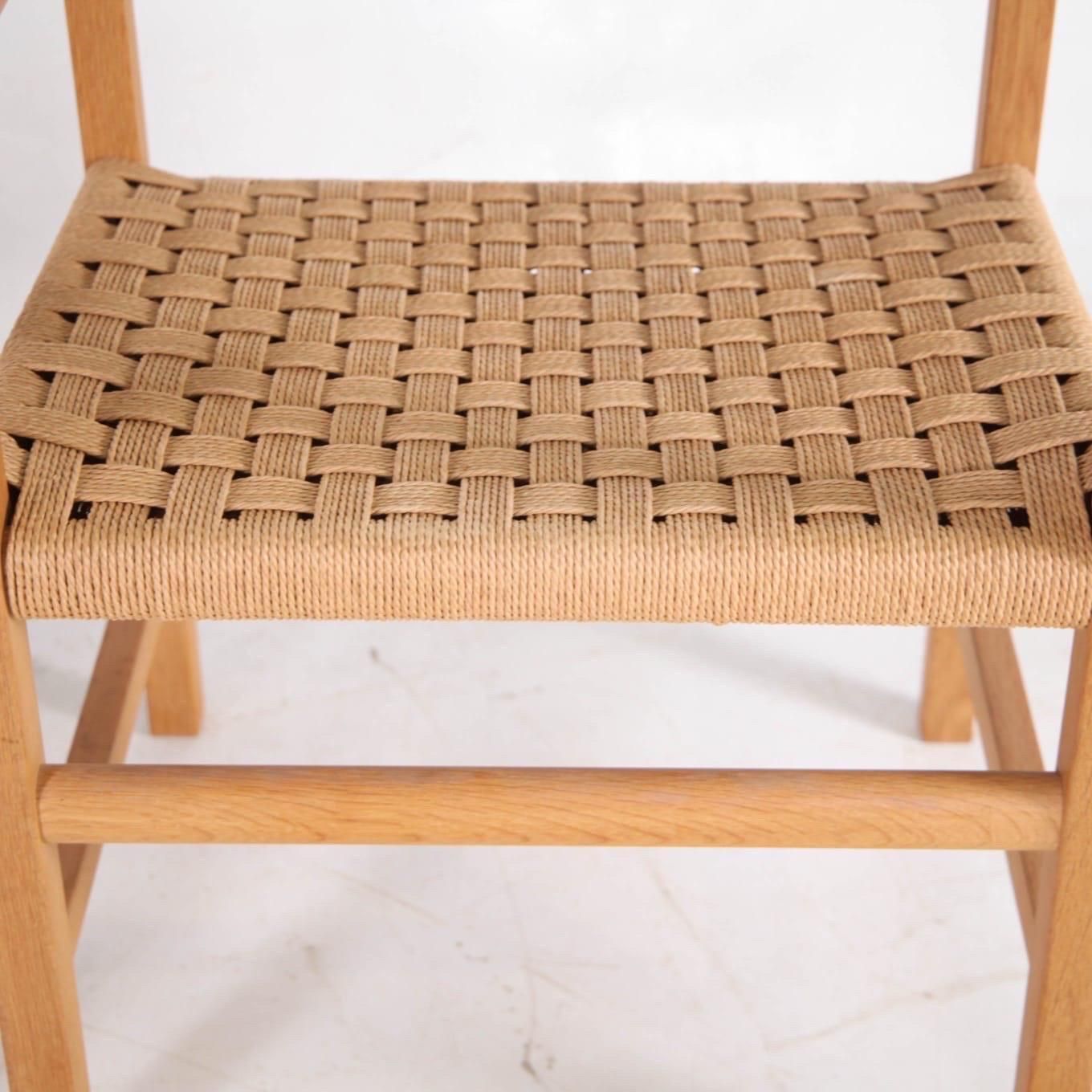 Pair Of Wood And Rope Armchairs photo 1591.0