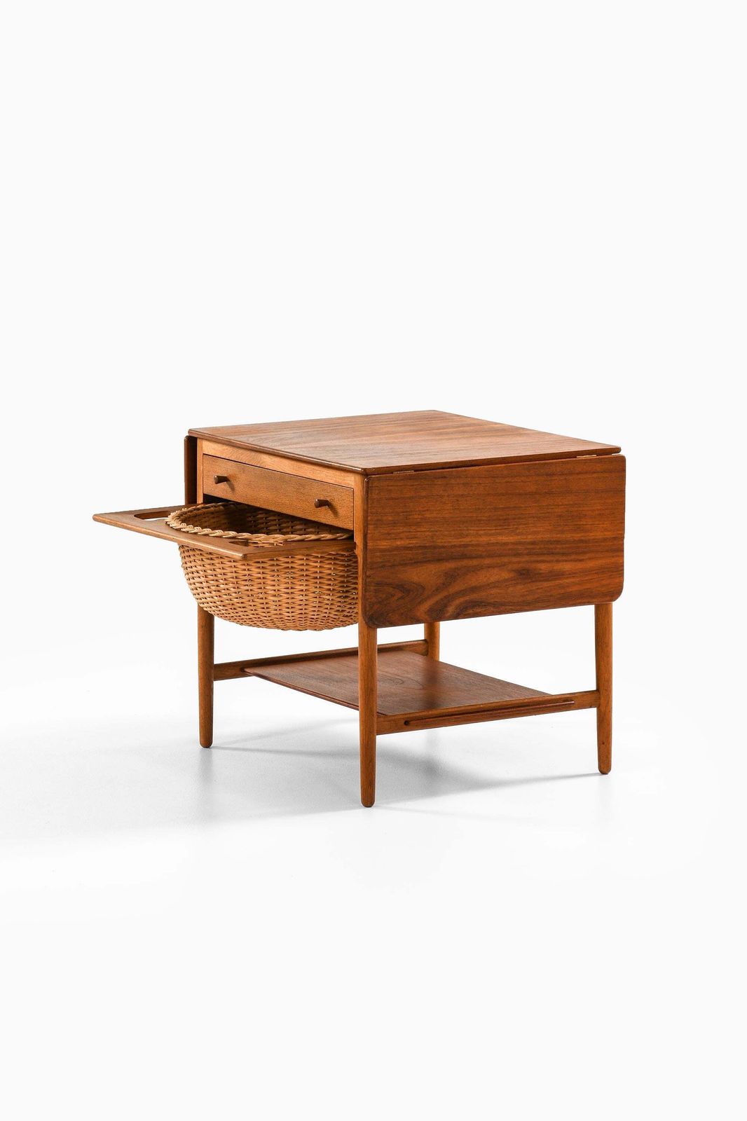 Rare Side Or Sewing Table, Model At 33 By Hans Wegner, 1950s photo vinterior