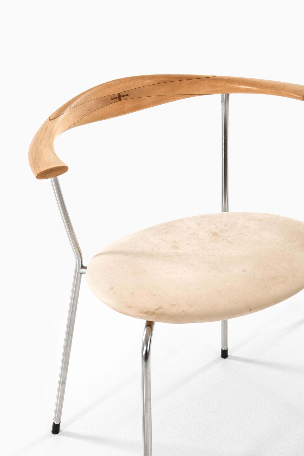 Set Of Six Armchairs, Model Jh 701, In Birch And Steel By Hans J. Wegner, 1960s photo furniture