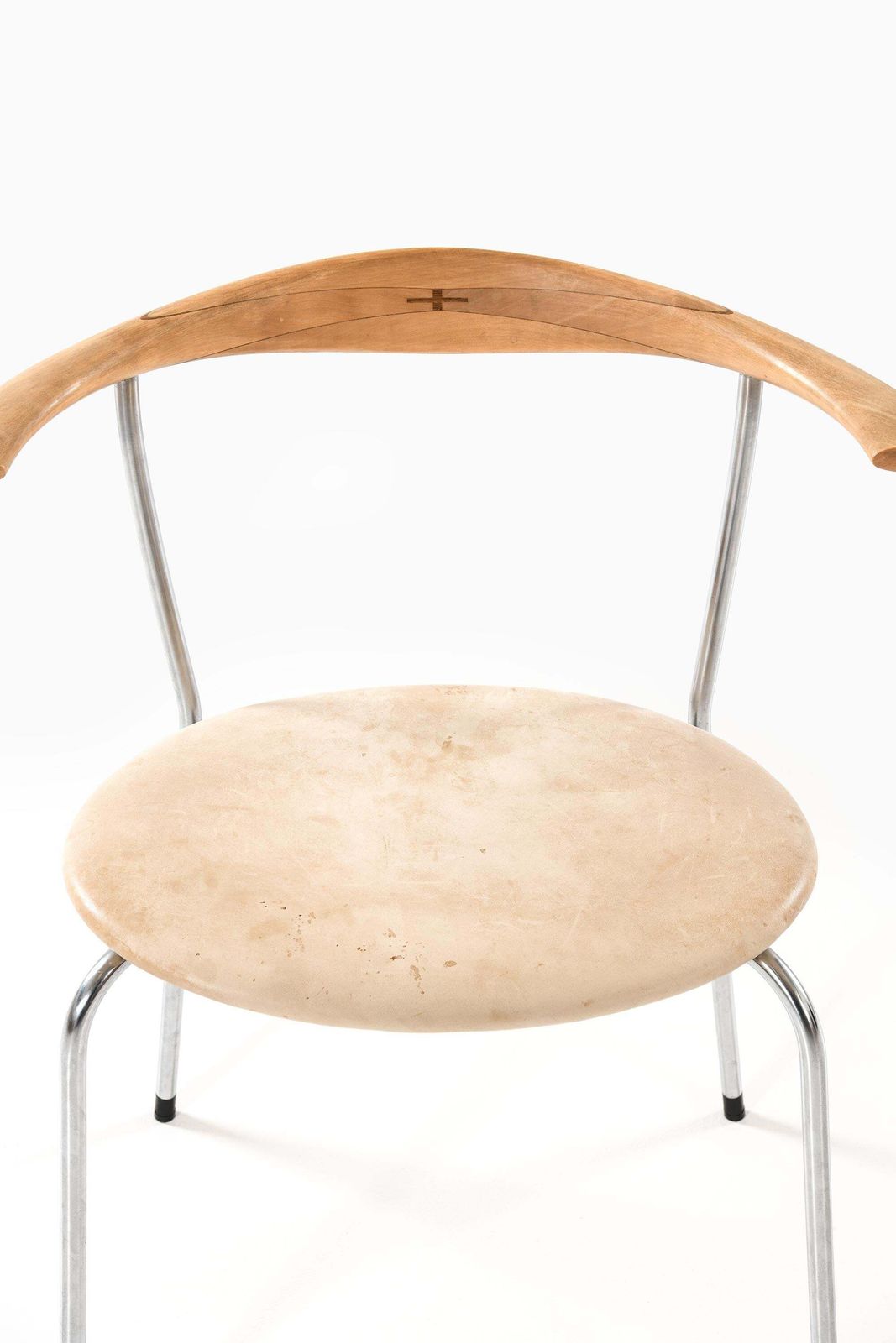Set Of Six Armchairs, Model Jh 701, In Birch And Steel By Hans J. Wegner, 1960s photo Furniture