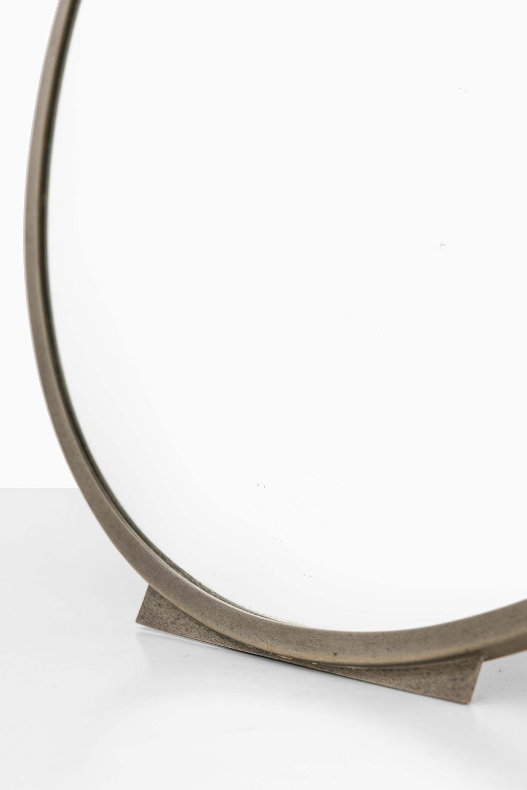 Table Mirror In Pewter And Wood By Nils Fougstedt, 1931 photo 8945.0