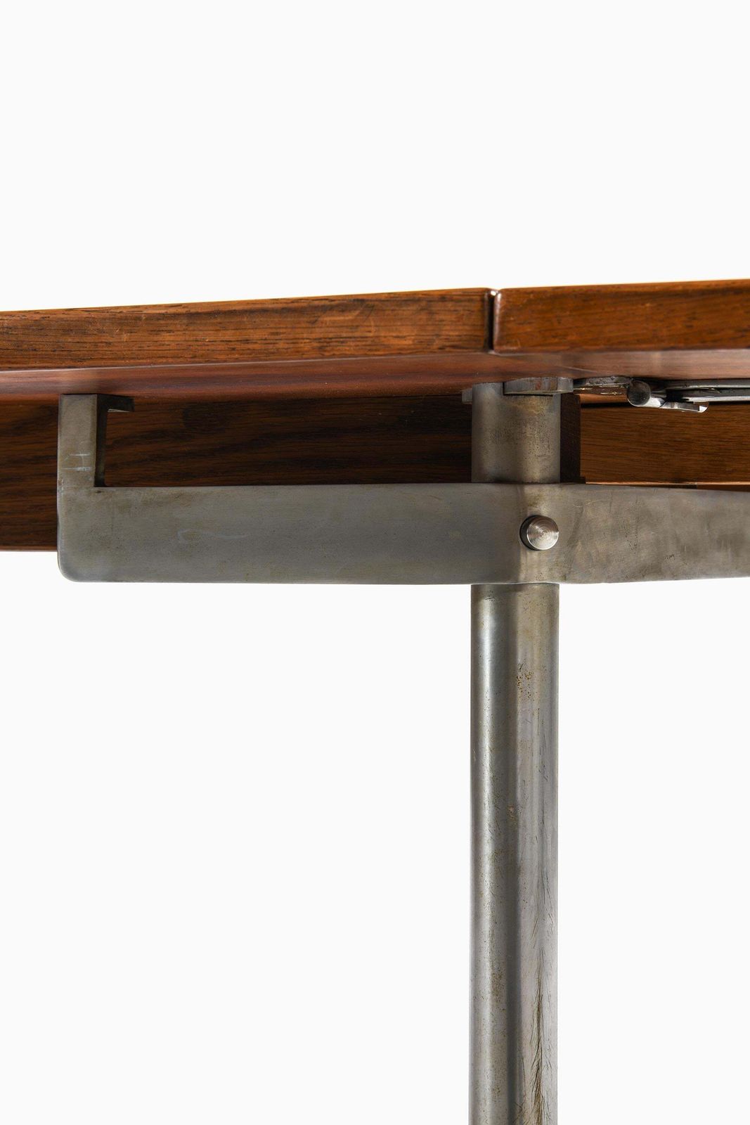 Dining Table, Model At 319, In Rosewood And Steel By Hans J. Wegner, 1960s photo vintage