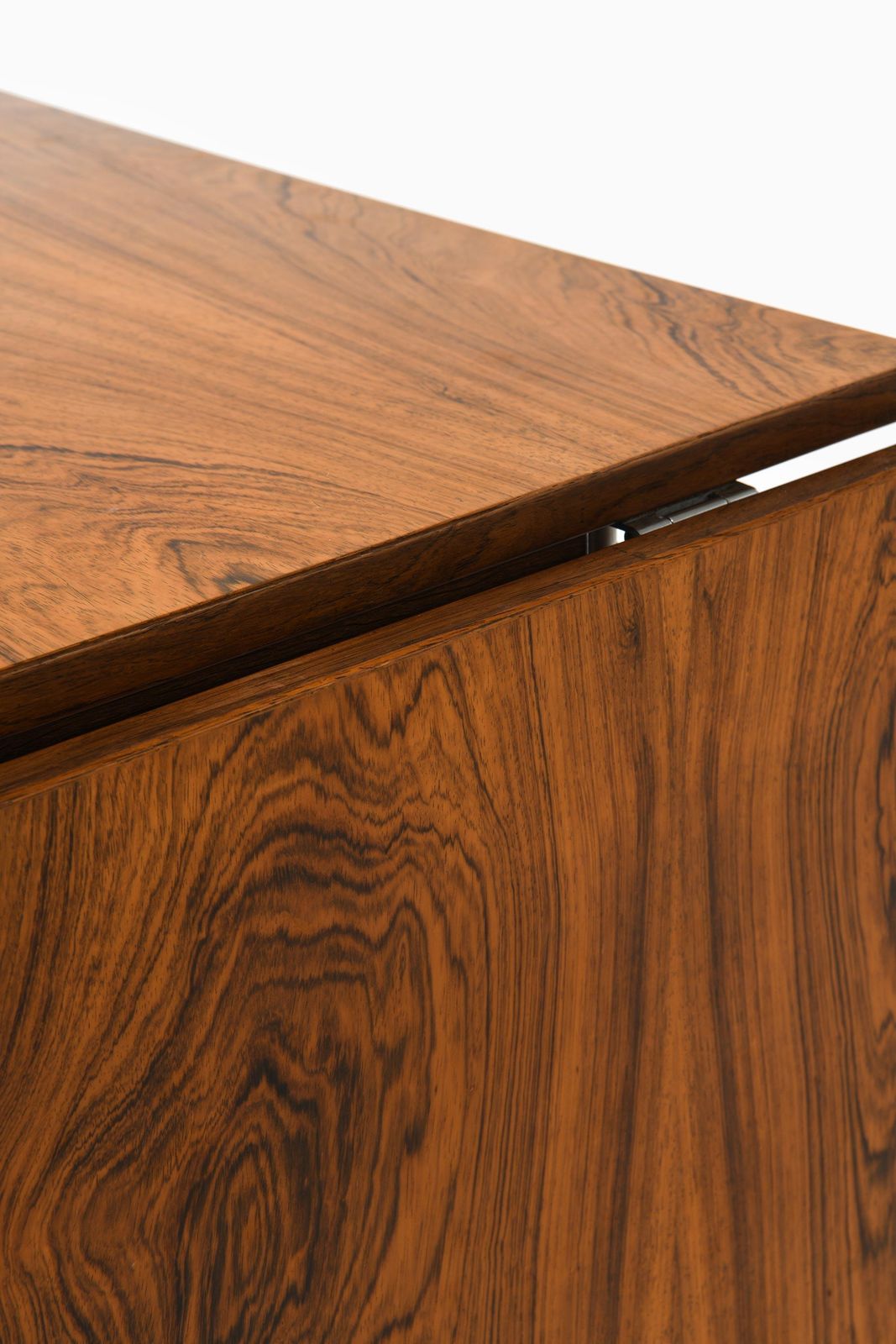 Furniture Dining Table, Model At 319, In Rosewood And Steel By Hans J. Wegner, 1960s photo