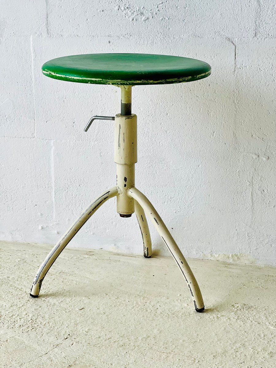 Vintage Industriële Kruk, Jaren 1970 photo furniture