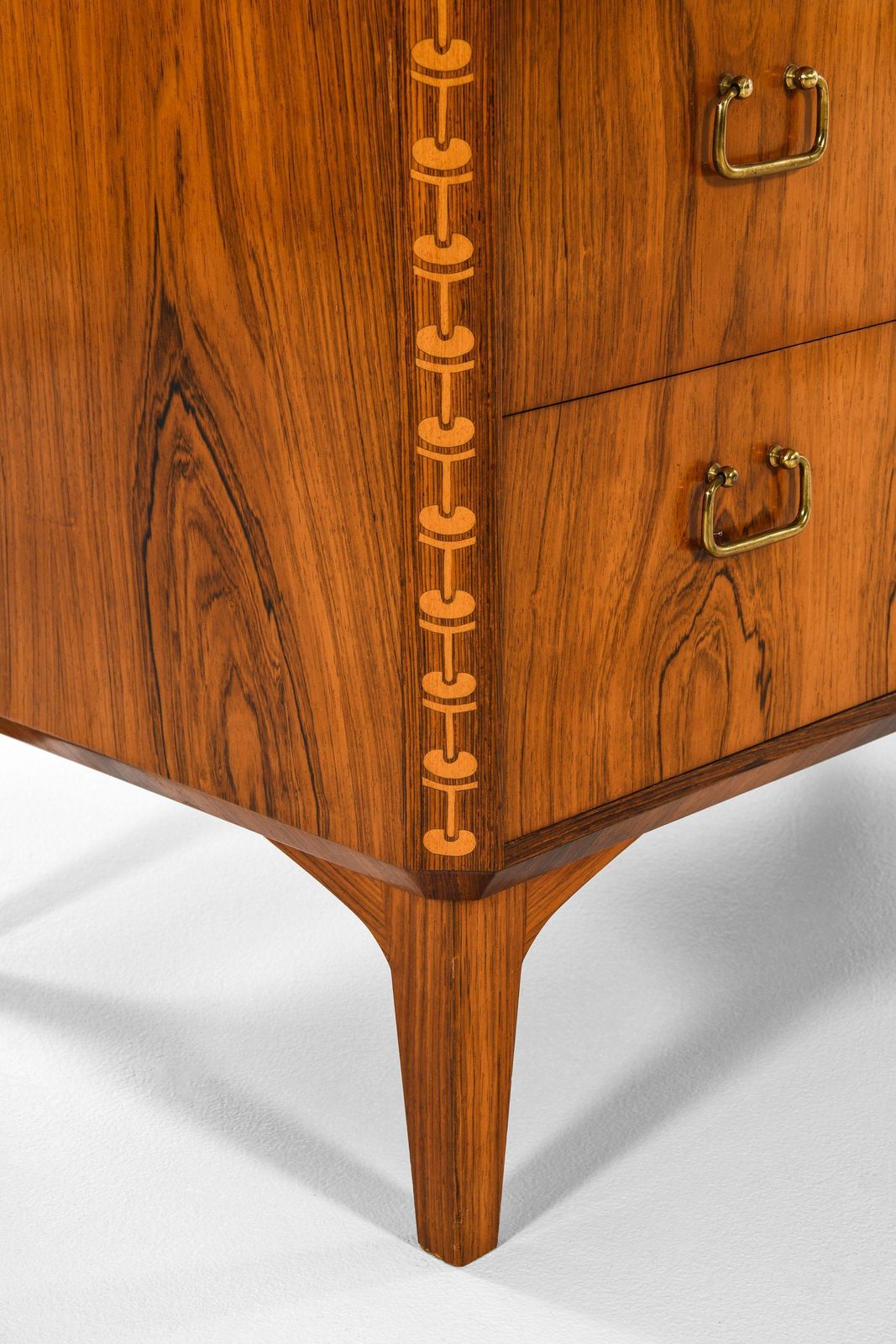 Furniture Bureau In Rosewood And Brass By Tage Lindgren, 1954 photo