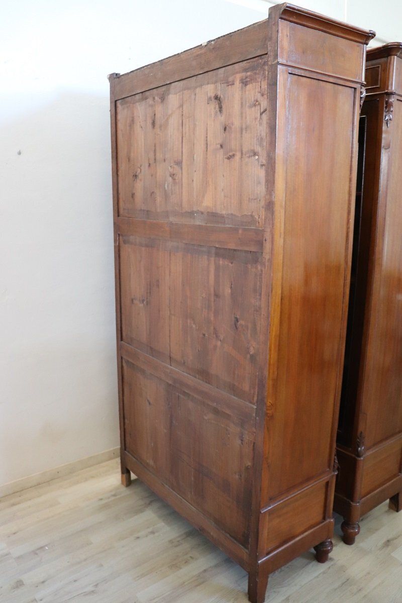 Antique Walnut Bookcases, 1800s, Set Of 2 photo Furniture
