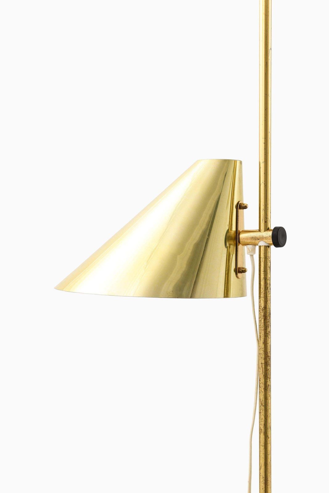 Pair Of Floor Lamps In Brass By Hans Agne Jakobsson, 1970's photo for sale