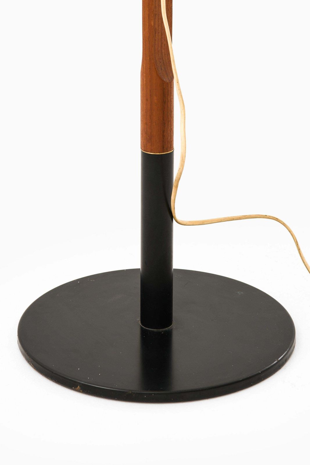 Floor Lamp In Teak, Black Lacquered Metal And Brass By Vilhelm Wohlert, 1957 photo 5963.0