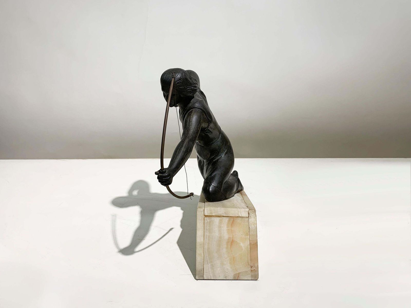 "Diana The Huntress" Art Deco Sculpture, Circa 1930's photo Art