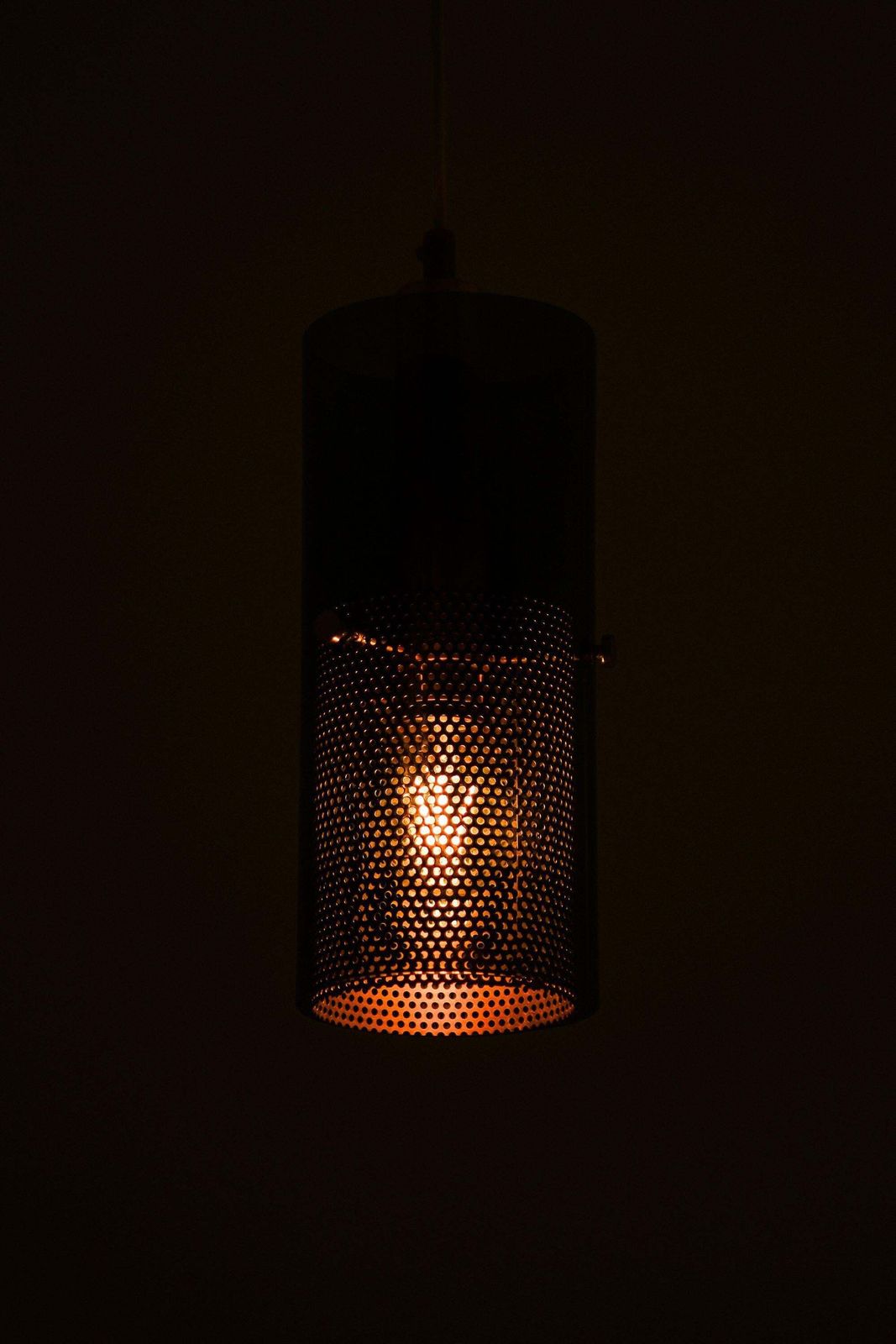 Ceiling Lamp In Brass And Original Glass By Hans Agne Jakobsson, 1950's photo furniture