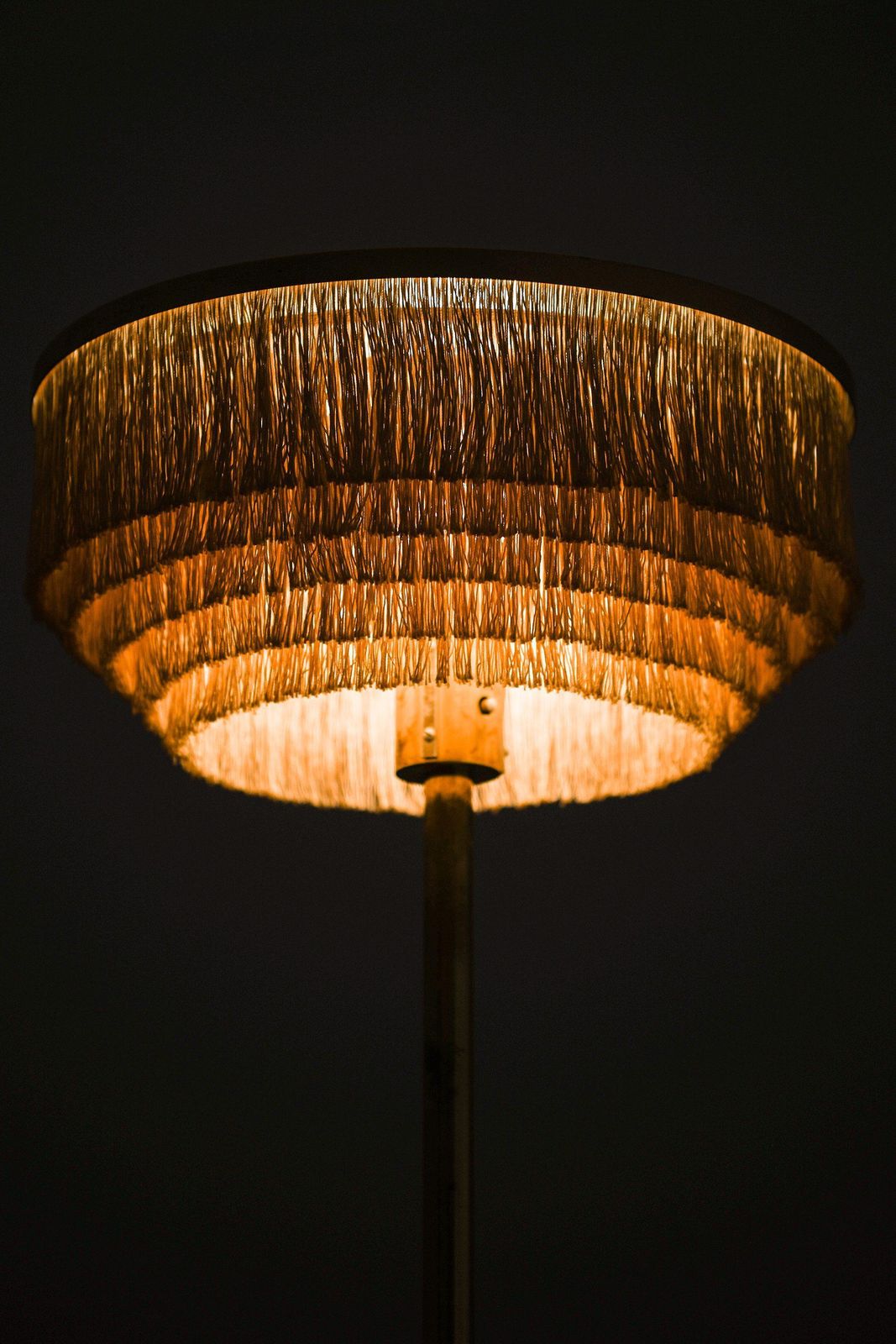 Table Lamp In Brass And Silk Fringes By Hans Agne Jakobsson, 1950's photo 8945.0