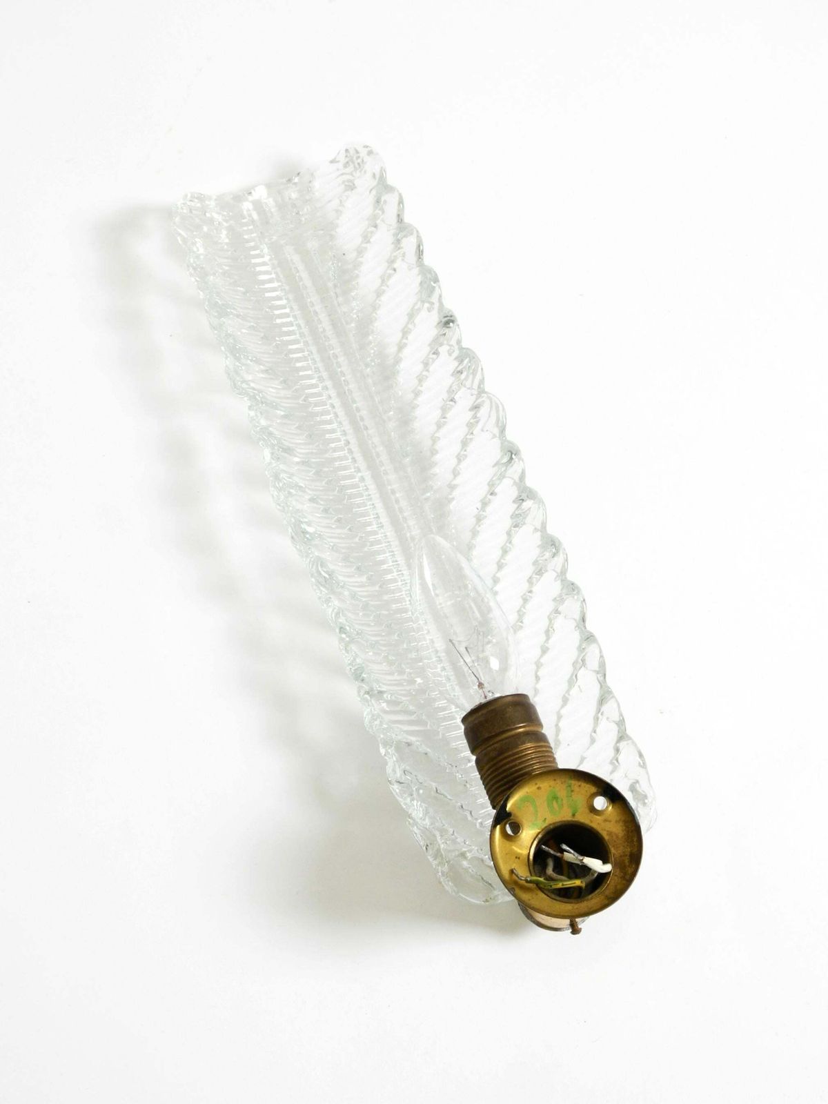 photo furniture Original Mid Century Modern Italian Barovier & Toso Murano Glass Wall Lamp
