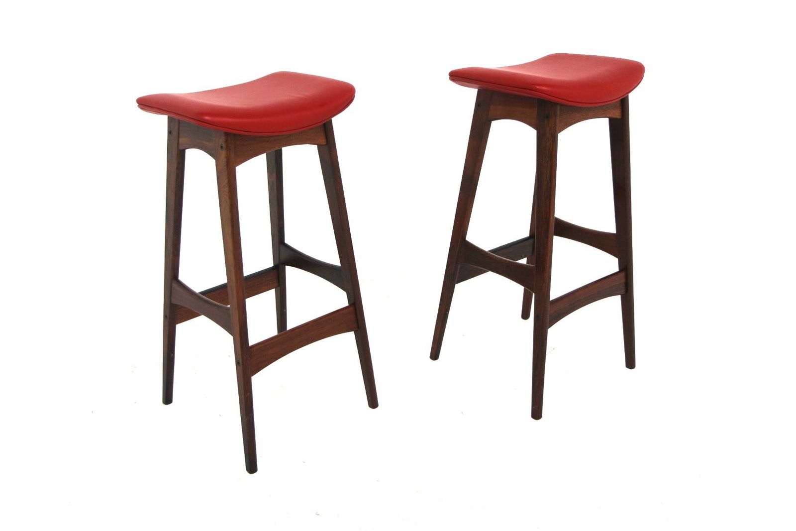 Bar Cabinet And Stools Sk 661 By Johannes Andersen, 1960, Set Of 3 photo buy