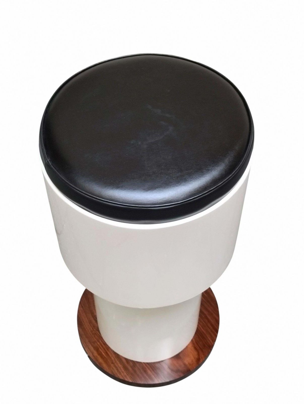 Gio Colombo White Bar Stool, Italy 1960s photo for sale