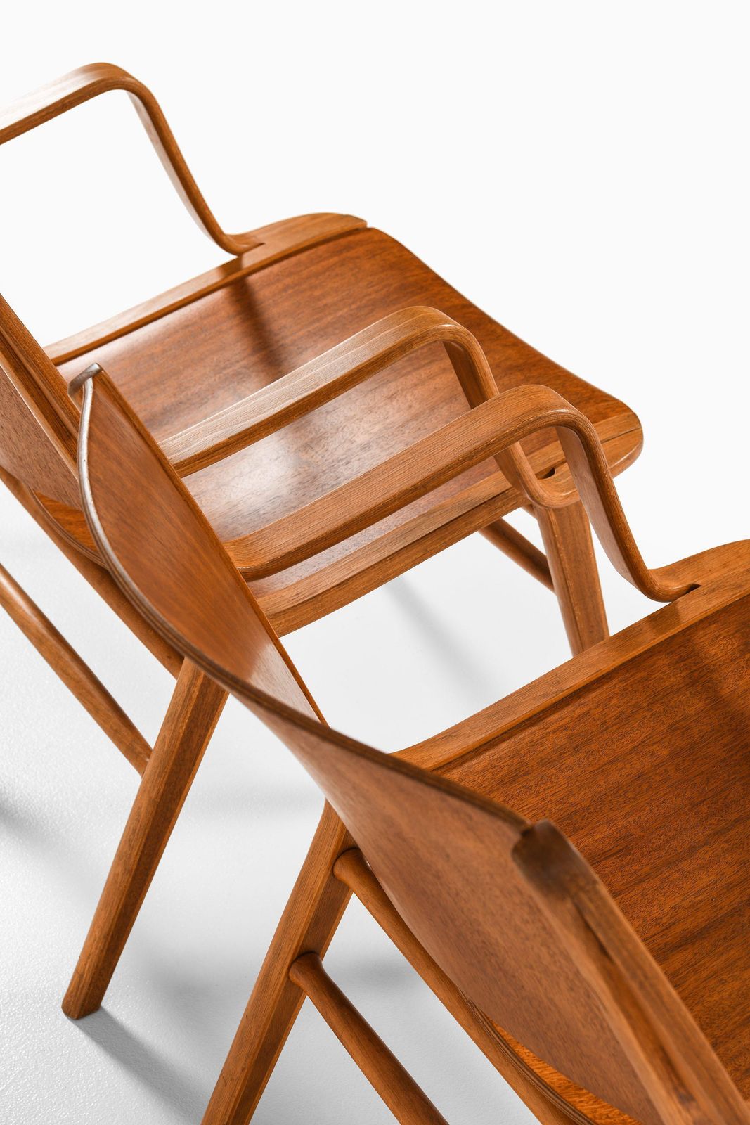 Pair Of Easy Chairs In Teak & Beech By Peter Hvidt & Orla Mølgaard Nielsen, 1951 photo 7752.0