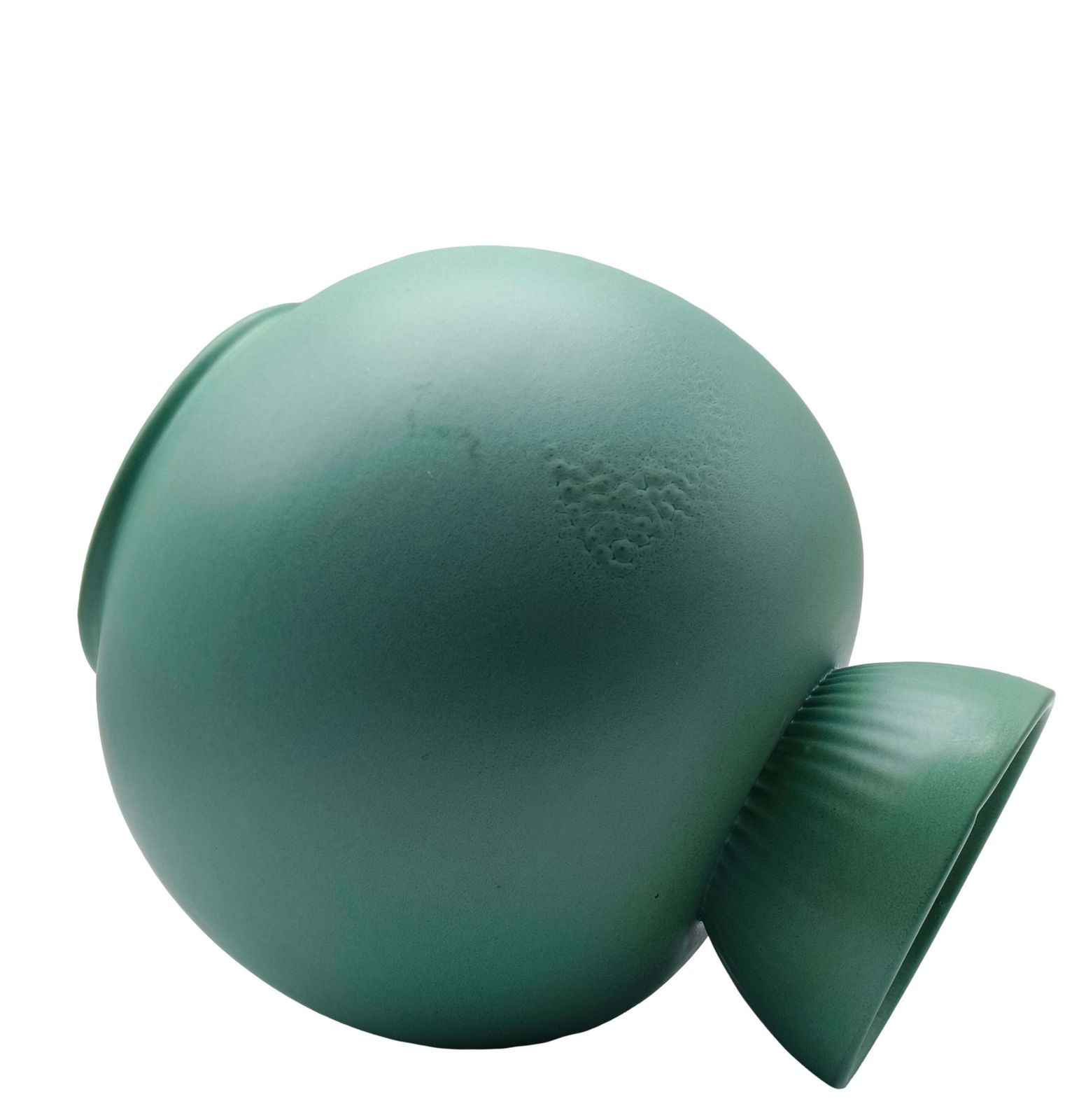 Giovanni Gariboldi Per Richard Ginori Vaso In Ceramica Verde, Italia 1950s photo Home Decor