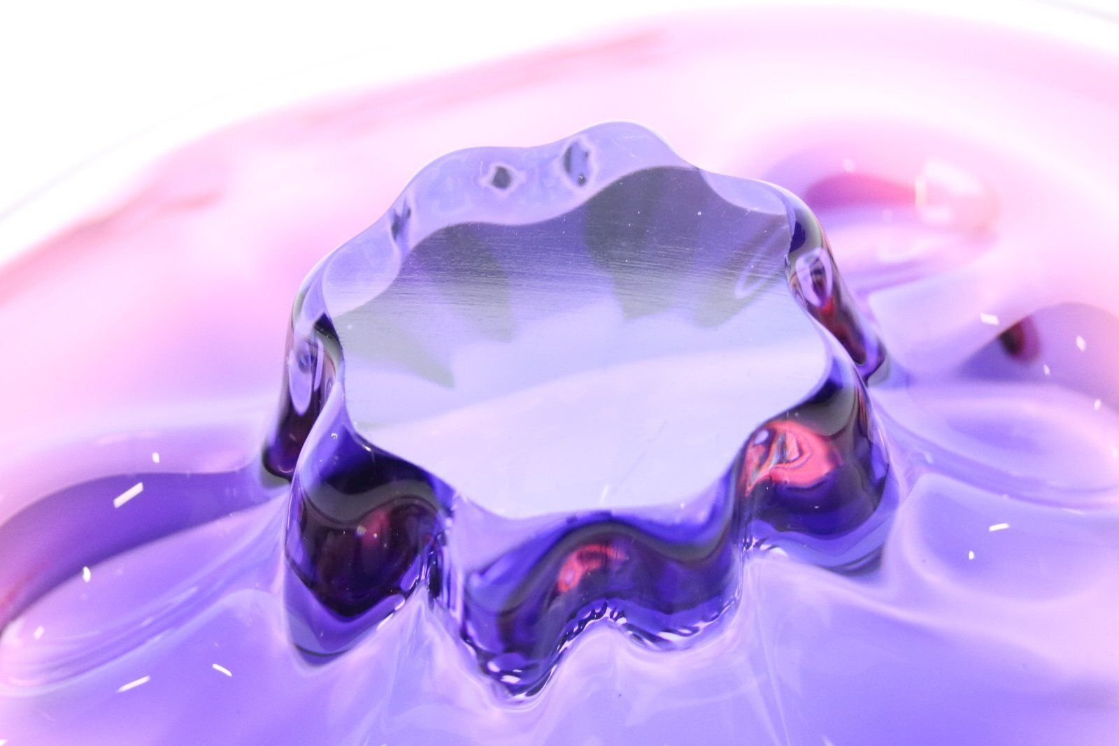 Glass Vase And Bowl By Josef Hospodka For Sklarny Chribska, Czech, 1960s, Set Of 3 photo buy